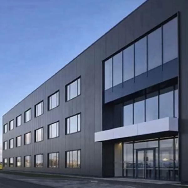 Welded H Section Prefabricated Steel Building Custom Metal Warehouse Buildings
