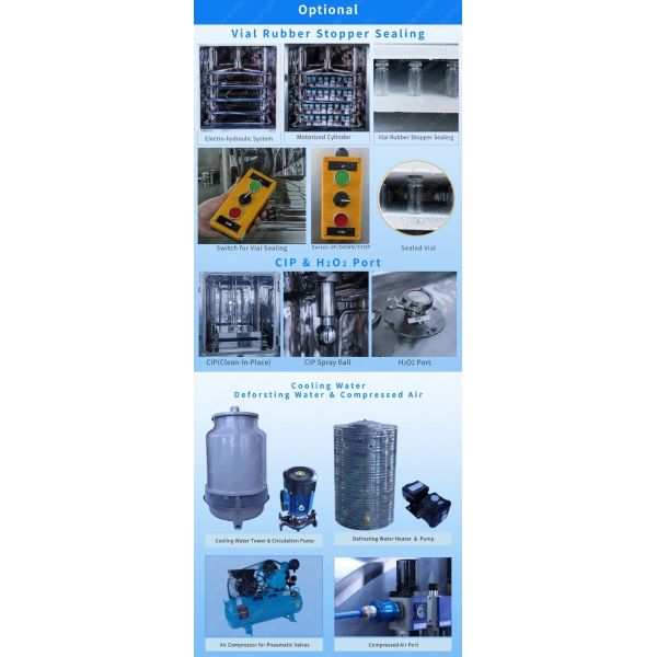 Biotechnology Freeze Drying Machine 5sqm Freeze Dryer Pharmaceutical Industry