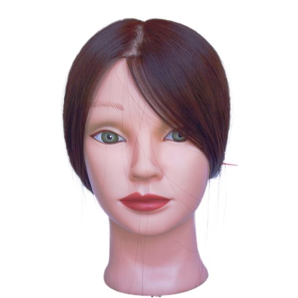 Real Human Hair Mannequin Training Head Asia Face 30 Days Satisfaction Guarantee