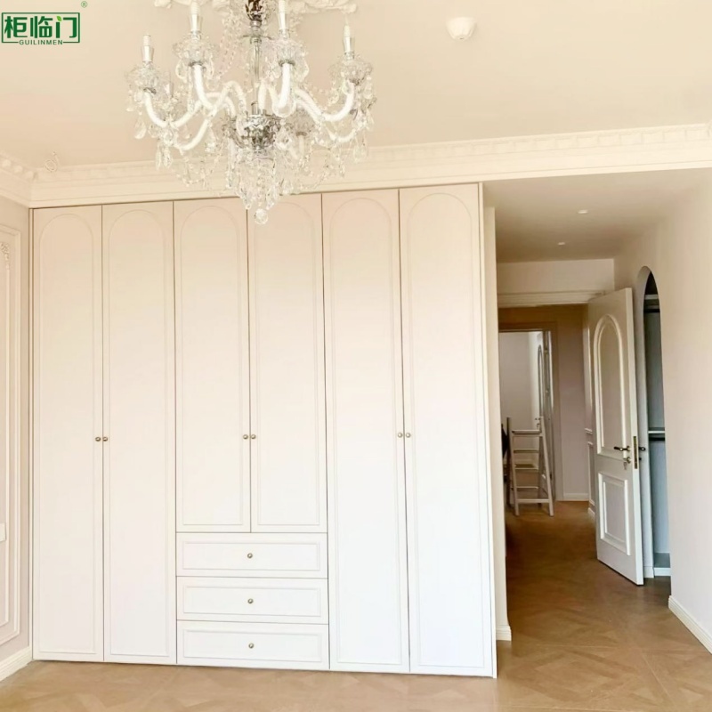 Modern Aluminum Dressing Cabinet Durable Lightweight Wardrobe Cabinet Customized