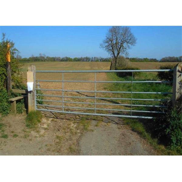 Galvanized 1.2mm Driveway Farm Gate Metal Agricultural With Hingle