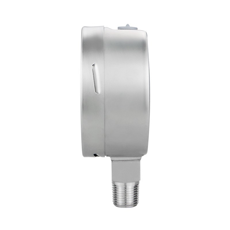 Made in Y100BF 100mm Double Graduated Bar/PSI Display Stainless Steel Pressure Gauge