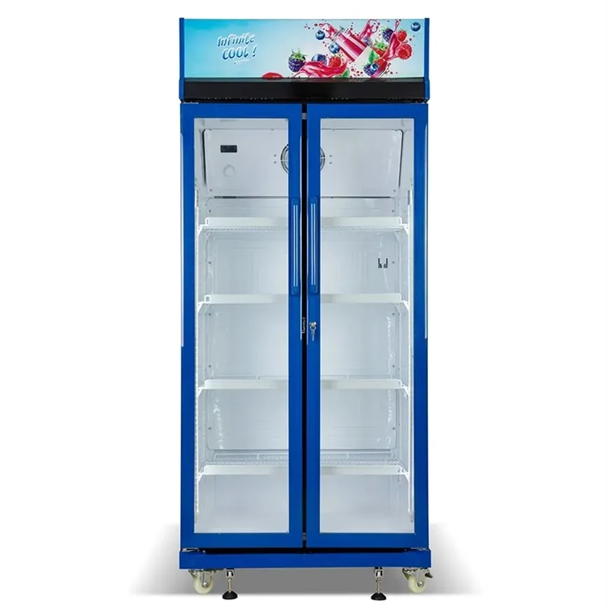 Widely Used Upright Freezer Single Door Freezer Showcase Open Door Display Cooler 560L Sc-560