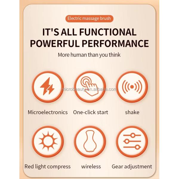 EMS Electric Body Massage Instrument Microcurrent Red Light Slimming Beauty Machine