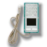 IP65/IK07 Résistant à l'eau/à la poussière clavier industriel en acier inoxydable intégré à l'interface USB TouchPad Panneau arrière monté à -40°C