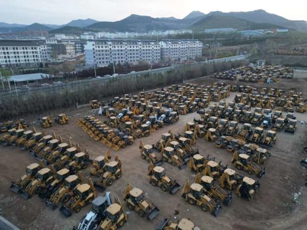Cummins EURO V Engine Compact Wheel Loader Backhoe Loader SNSC Fully Hydraulic System