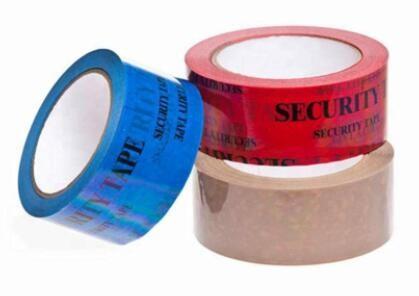 Printed Tamper Evident Adhesive Void Security Tape,China supplier pet void tape double sided clear polyester pet tape