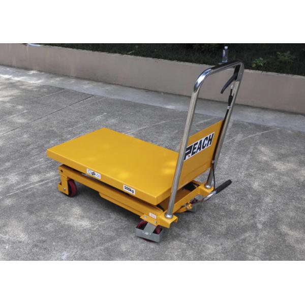 El mueble seguro Scissor tipo capacidad de alta resistencia de la tabla de elevación el mini del acero 500kg