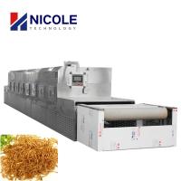 Máquina de secagem industrial 304 de aço inoxidável da micro-ondas dos insetos para larvas de farinha