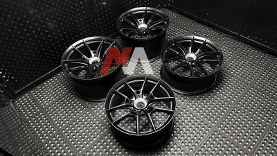 D03-R Gloss Black VR Forged Porsche 991 Turbo Wheels 16-26 Inch
