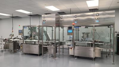 Vial Filling Line With Double station Filling And Stoppering Machine 304 Stainless Steel Frame