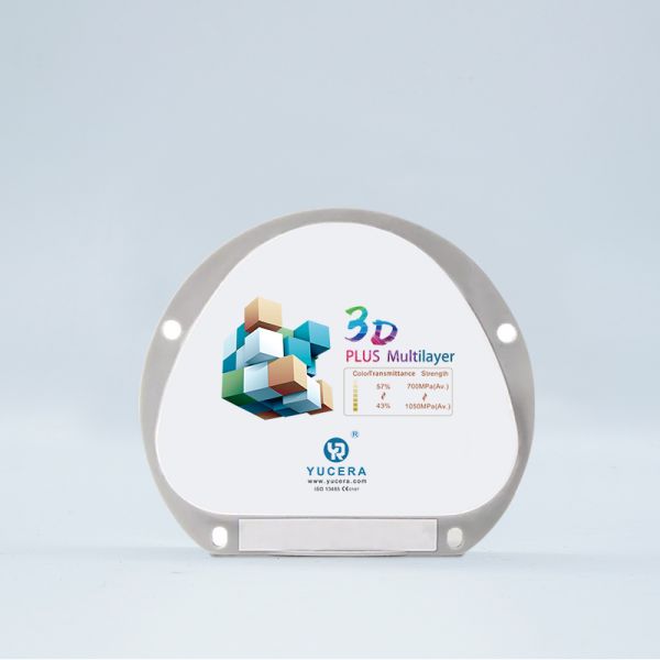 Hot Teeth Material 3d PRO Preshaded Plus Multilayer Zirconium Blank for AG System