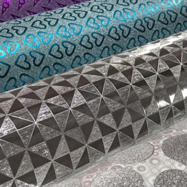 Multiple Extrusion Custom Size Gold Color PP Glitter Film Roll for Decorative Packaging