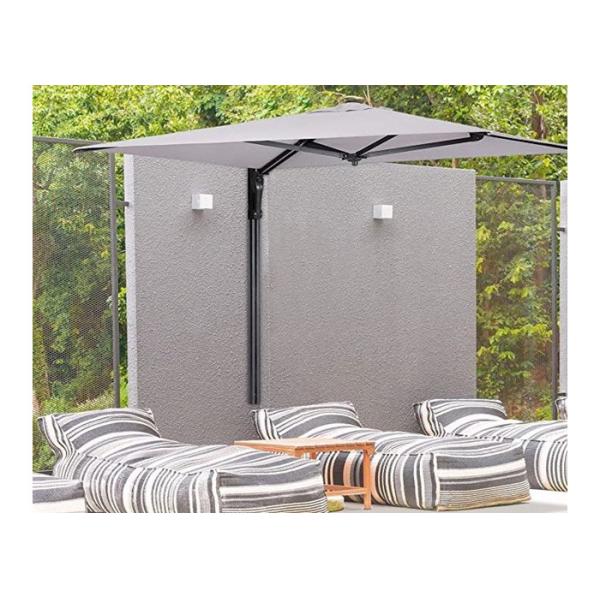 2.5m Green Color Garden CE Wall Mount Parasol