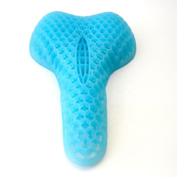 Comfortable Gel Bicycle Seat Cushion with TPE Filling Material and Polyester Cover