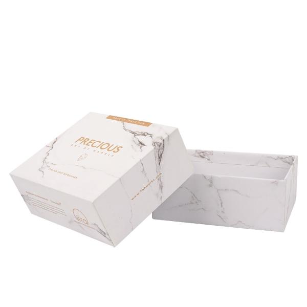2 Piece Lid And Base Gift Box lat Cardboard Paper Packaging Boxes For Cosmetics Facial Mask