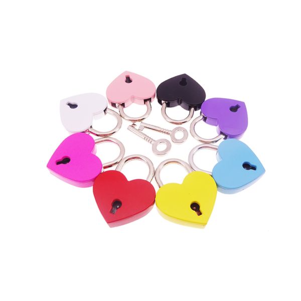 Heart-Shaped Padlock Compact, Aesthetic & Exquisite Security Love Locks for Wholesale and Valentines Day Gifts Padlock Factory