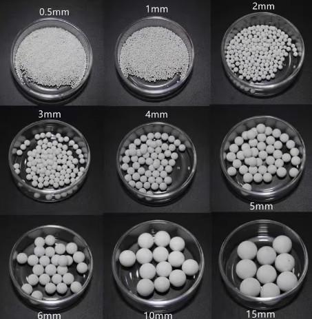 25kg NETZSCH White Alumina Grinding Balls Media 1mm-50mm