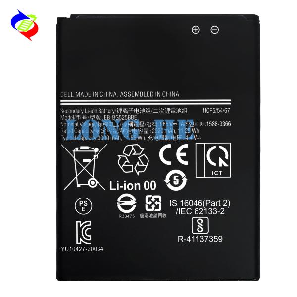 3.85V EB-BG525BBE Batería de reemplazo para Samsung Xcover 5 SM-G252F/DS Batería de teléfono original