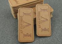 Des patchs de vêtements personnalisés durables des patchs en cuir pour jeans