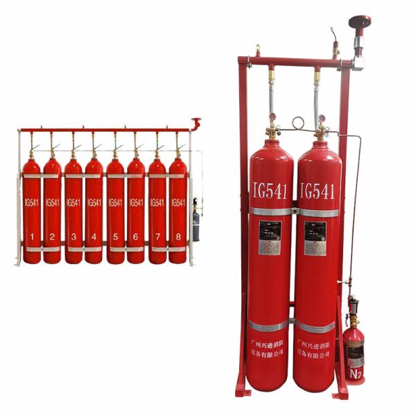 Facile à installer Système de lutte contre les incendies par gaz inerte et écologique