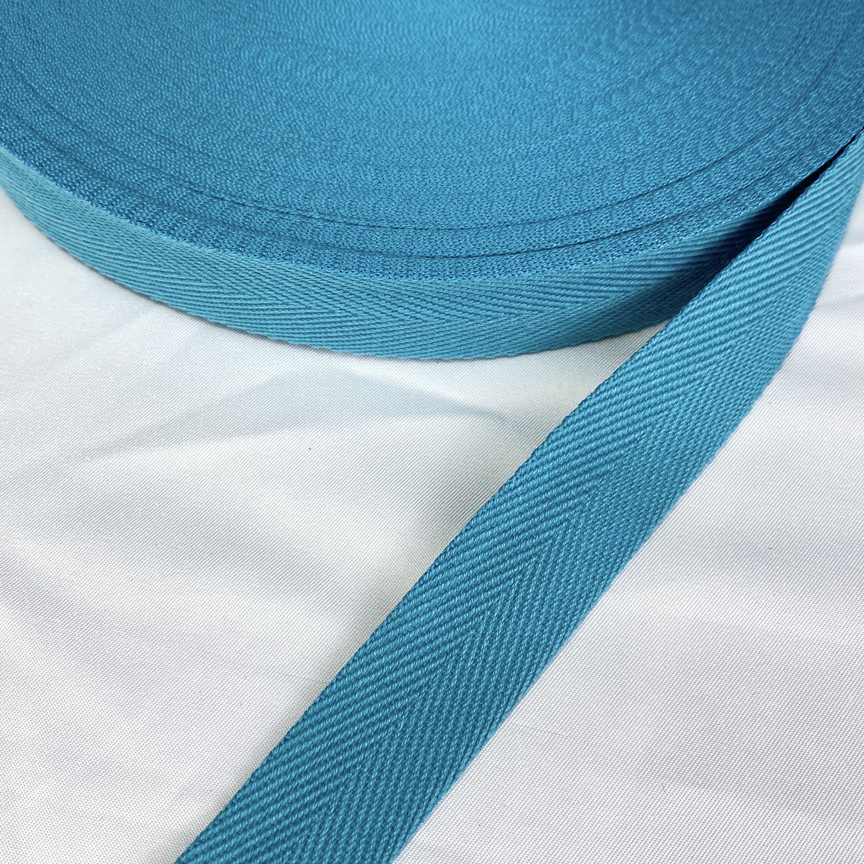 Herringbone polyester-cotton webbing Various colors Backpack strap Belt Handbag strap