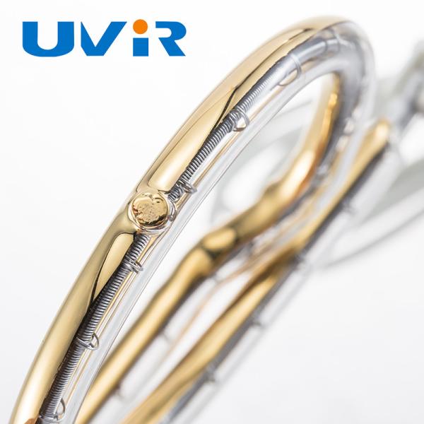 O ouro revestiu as peças de aquecimento de Ring Infrared Lamps For Bending da camada reflexiva