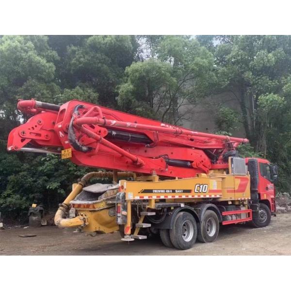 2021 Sy 43m Concrete Pump Ready Mix Batching Plant Boom Pump Good Original Condition