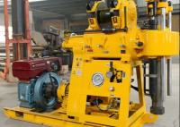 Yellow Color Electric Water Well Drilling Machine 150mm Drilling Hole Diameter