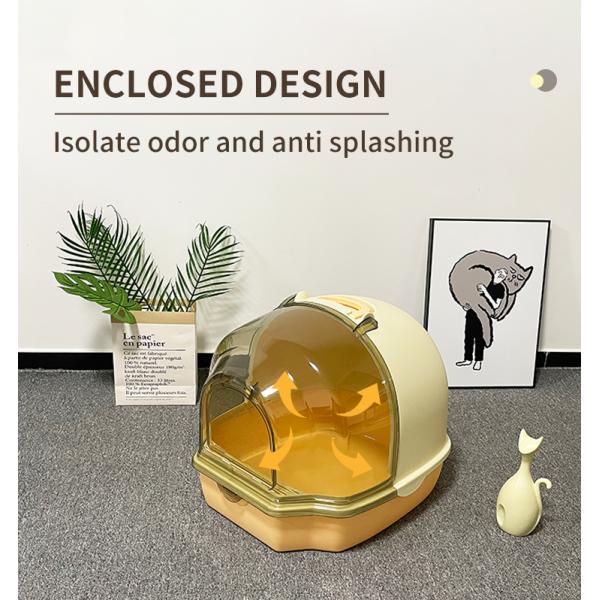 Cat Toilet 2150g Fully Enclosed Flip Top Large Toilets For Self Cleaning 2023 Function