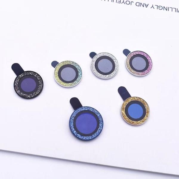 Glitter Phone Camera Lens Protector Ip12 Pro Max Tempered Glasses