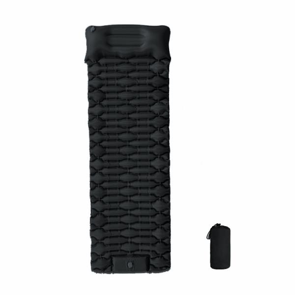 Rectangle Camping Sleeping Pad with Built-in Foot Pump and Pillow Lightweight Design