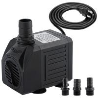 Pompe à eau submersible d'aquarium pour la fontaine d'étang de cascade de jardin de culture hydroponique