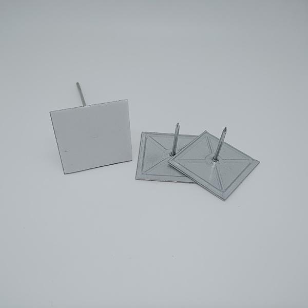 Aluminum Nail Self Adhesive Insulation Stick Pins With Washer For Air Duct Heat Thermal Insulation