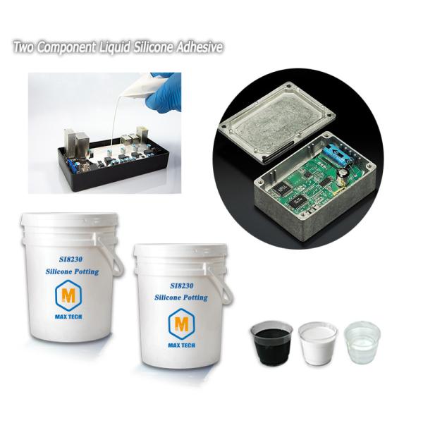 High quality Grey Electrical Potting Silicone Compound for LED / Circuits Encapsulants