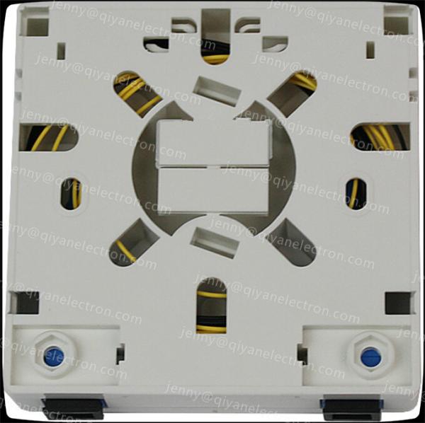 Mini plastic 1/2 / 4 Core SC LC Ftth / Fttx Fiber Termination Box Wall Mount FTB-86