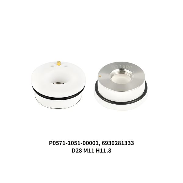 Precitec Original 1064nm Fiber Laser Ceramic Nozzle Holder New ProCutter LightCutter Laser Cutting Heads Model PT348-1051