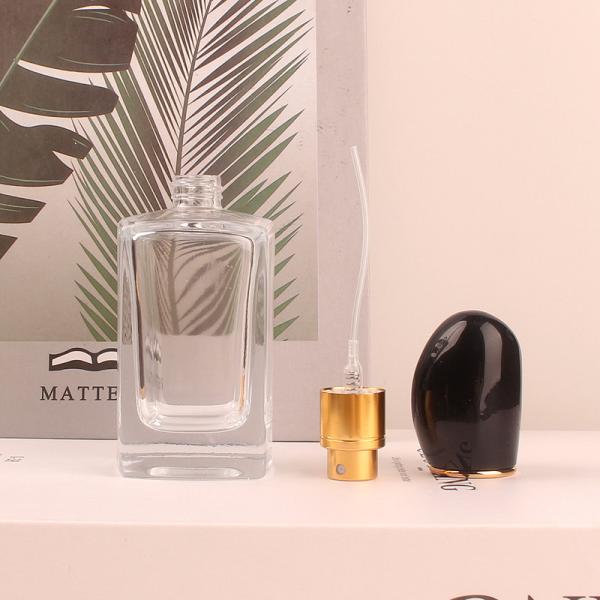 50ml Portable Perfume Glass Bottle Spray Travel With Fine Processing Polishing