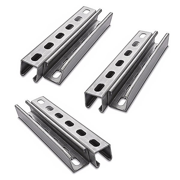 Natural Silver Slotted C Channel Steel Hot Dipped Galvanized