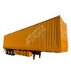 Feichi Brand of 3axle of Curtain Trailer 40 Foot Van Box Semi Trailer for Cargo Transport for Sale