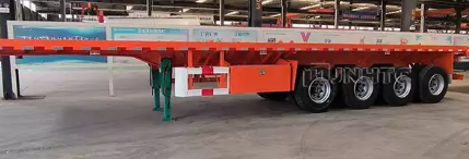 40Ton 3Axle Flat Bed Semi Trailers Truck OEM