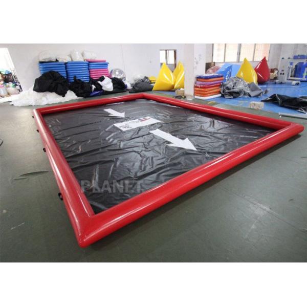 Красное сдерживание воды мойки брезента Pvc 0.9mm