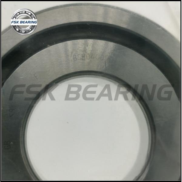 Single Direction BSB040090-T Axial Angular Contact Ball Bearing 40*90*20mm Plastic Molded Cage