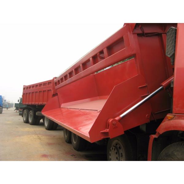 SINOTRUK HOWO 8x4 Dump Truck 35m3 Side Tipper with Trailer for Zambia