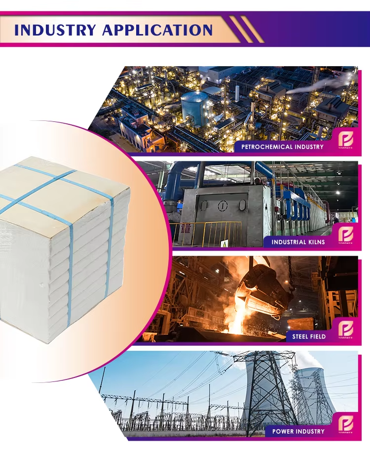 1260°C 1430°C Ceramic Fiber Module Thermal Insulation Kiln Refractory Material