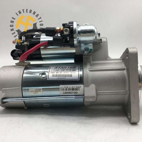 65.26201-7073B 5.5KW Engine Starter Motor , 24V Doosan DL08 Engine Starter Motor