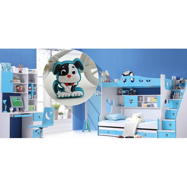 Milkcow Childrens Door Knobs Cute Cartoon Safety Soft Plastic Cabinet Knobs PVC Decorative  Furniture Fittings