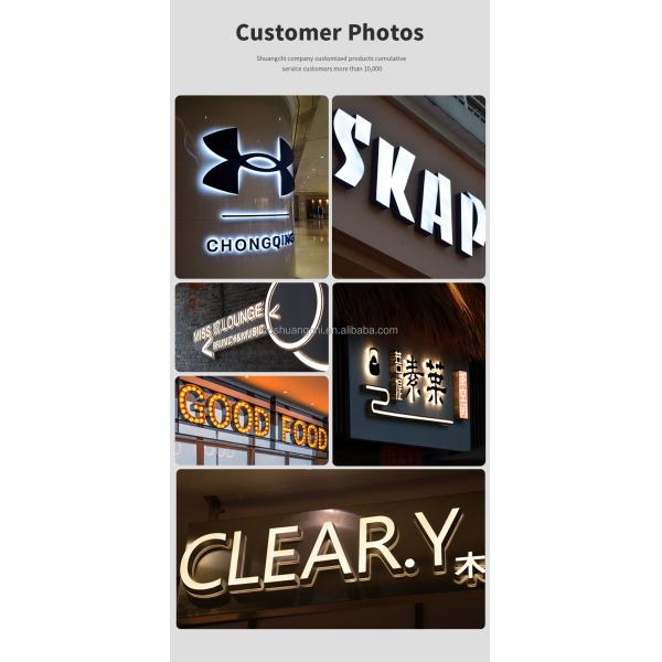 Высокая яркость светодиодный свет светодиодные лампы письма настенные знаки для наружных цифровых вывесок