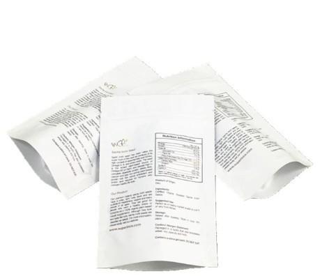 Matt plastic organic resealable sacha inchi seed stand up k pouch