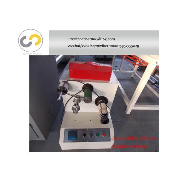 Small width tape rewinding machine, 100mm maximum width bopp tape rewinder